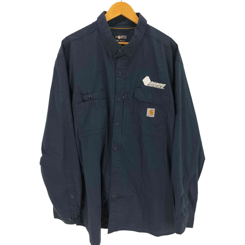 カーハート Carhartt 企業ロゴ ワークシャツ メンズ 2XL