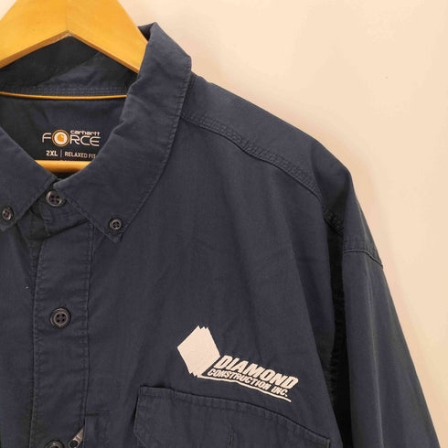 カーハート Carhartt 企業ロゴ ワークシャツ メンズ 2XL