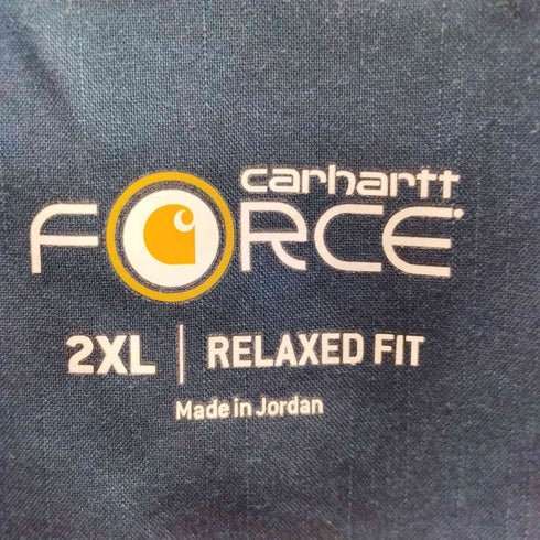 カーハート Carhartt 企業ロゴ ワークシャツ メンズ 2XL
