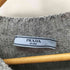 プラダ PRADA ロゴ カシミヤ ウール クルーネック セーター メンズ UK:36