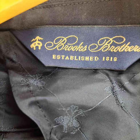 ブルックスブラザーズ BROOKS BROTHERS Blackwatch Trousers マドラスチェック ロゴボタン モヘア混 背抜き 6B ダブルブレストジャケット メンズ 38HIT