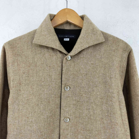 ウール混 シャツ ジャケット メンズ M