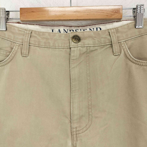 ランズエンド LANDS END TRADITONAL FIT トラディショナル フィット テーパード パンツ メンズ 34