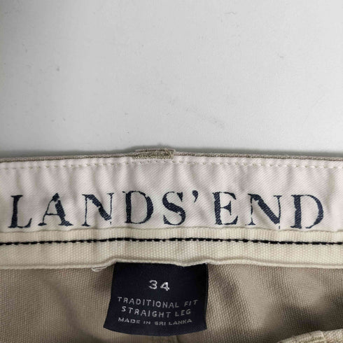 ランズエンド LANDS END TRADITONAL FIT トラディショナル フィットストレート パンツ メンズ 34