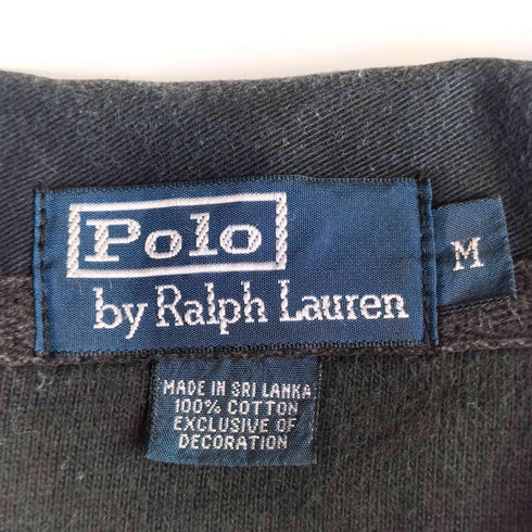 ポロバイラルフローレン Polo by RALPH LAUREN ナンバリング 3 ボーダー ラガーシャツ メンズ import:M