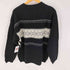 シスレー SISLEY ノルディック柄 クルーネック ニット セーター メンズ