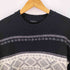 シスレー SISLEY ノルディック柄 クルーネック ニット セーター メンズ