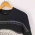 シスレー SISLEY ノルディック柄 クルーネック ニット セーター メンズ