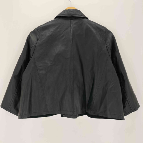 ジャーナルスタンダードラックス JOURNAL STANDARD LUXE ラムレザー クロップド丈 ダブルライダース ジャケット レディース