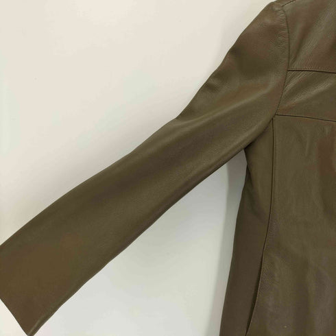 First avenue de base ラムレザー フルジップ レザージャケット レディース M-55
