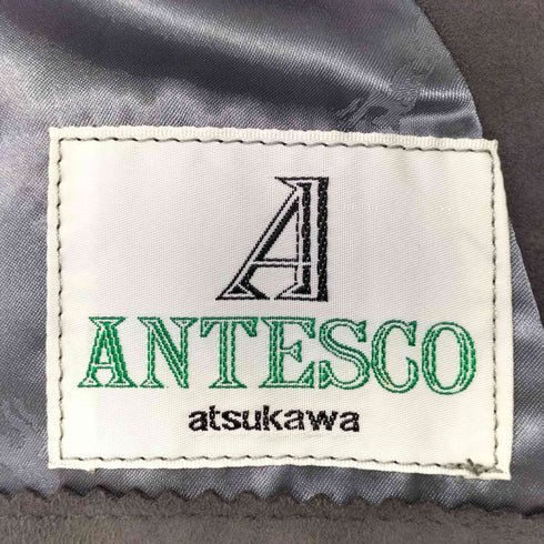 ANTESCO アンテスコ スエード ダブルブレストテーラードジャケット メンズ M