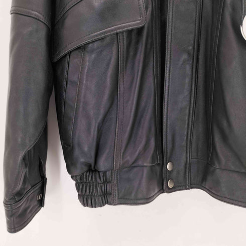 LEATHER 比翼 本革 短丈 レザージャケット メンズ