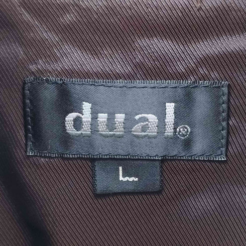 DUAL ゴートレザー フライトジャケット メンズ L