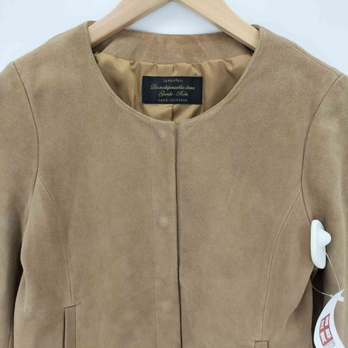 ナノユニバース NANO universe GOAT LEATHER ゴートレザージャケット レディース 38