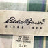 エディーバウアー Eddie Bauer 90s 白タグ タータンチェック ボタンダウン 半袖シャツ メンズ S