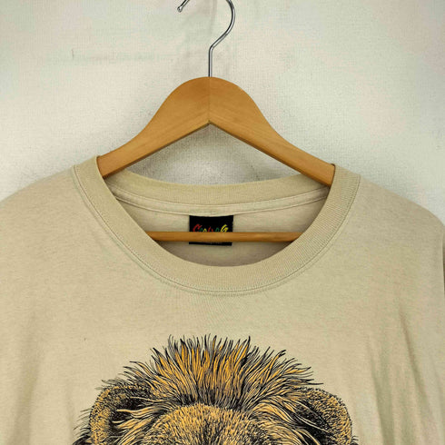 COOYAH クーヤ USA製 ライオンプリント半袖Tシャツ メンズ import:XL