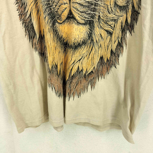 COOYAH クーヤ USA製 ライオンプリント半袖Tシャツ メンズ import:XL