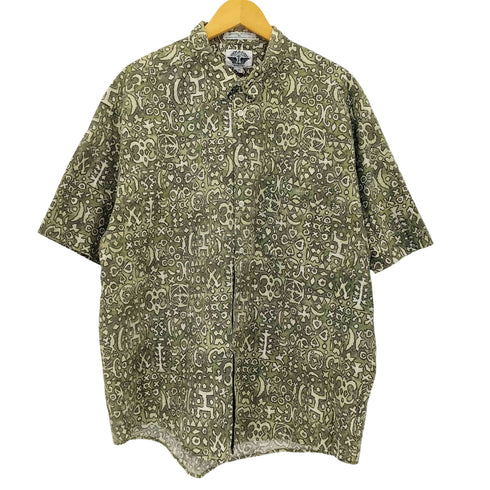 ドッカーズ DOCKERS 90s 幾何学模様 S/S BDシャツ メンズ JPN:XL
