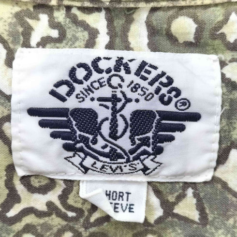 ドッカーズ DOCKERS 90s 幾何学模様 S/S BDシャツ メンズ JPN:XL