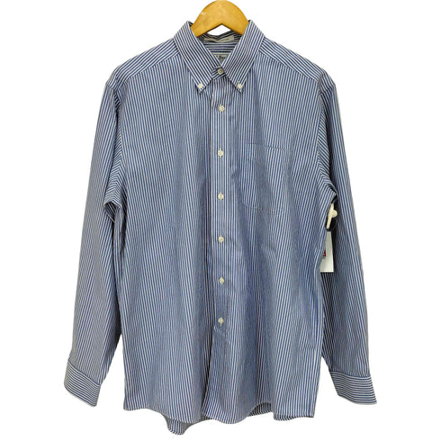 エルエルビーン L.L.Bean WRINKLE RESISTANT ストライプ ボタンダウンシャツ メンズ 15-1/2-34