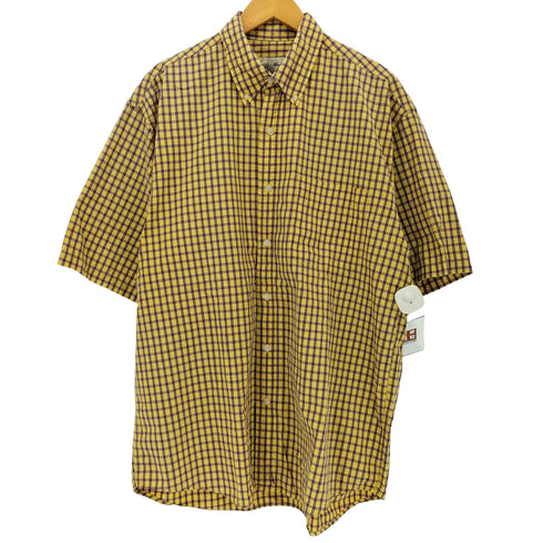 エディーバウアー Eddie Bauer 90s 白タグ 格子柄 S/S BDシャツ メンズ JPN:M