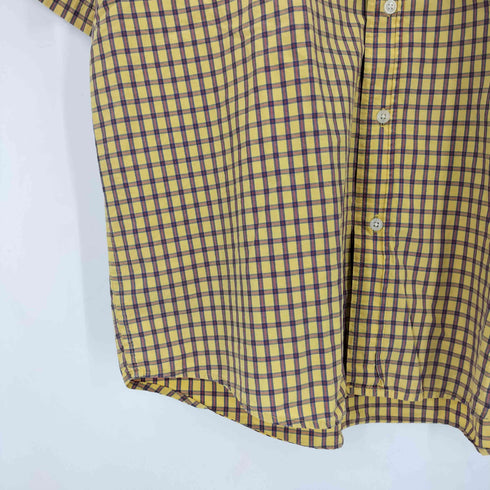 エディーバウアー Eddie Bauer 90s 白タグ 格子柄 S/S BDシャツ メンズ JPN:M