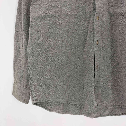 エディーバウアー Eddie Bauer 90s 白タグ メランジュ調 S/S BDシャツ メンズ JPN:M