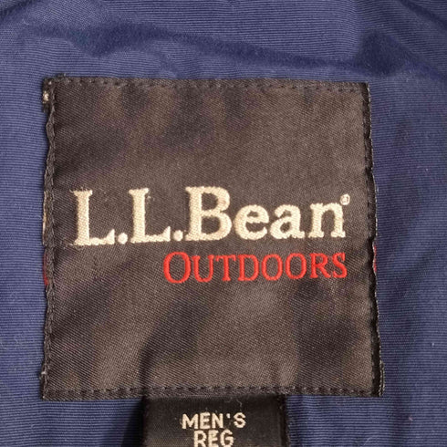 エルエルビーン L.L.Bean 90-00S OUTDOORS ロゴ刺繍 中綿 フーデット ダブルジップ マウンテンジャケット メンズ import:XL