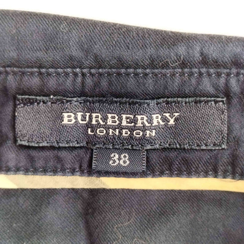 バーバリーロンドン BURBERRY LONDON ピンタック 長袖 シャツ チュニック ワンピース レディース 38