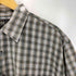 ダブルアールエルラルフローレン RRL RALPH LAUREN 90S 三つ星タグ チェック オープンカラー シャツ メンズ import:L