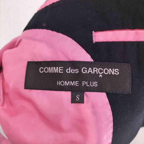 コムデギャルソンオムプリュス COMME des GARCONS HOMME PLUS 05SS AD2004 ピンクパンサー期 1B ウール縮絨 テーラードジャケット メンズ S
