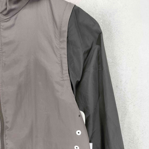 ナイキアンダーカバーギャクソウ NIKE UNDERCOVER GYAKUSOU 2012AW Removal Sleeve Zipup Jacket GR DGR リムーバブル スリーブ ジップアップ ジャケット ジーアール ディージーアール レディース JPN:M