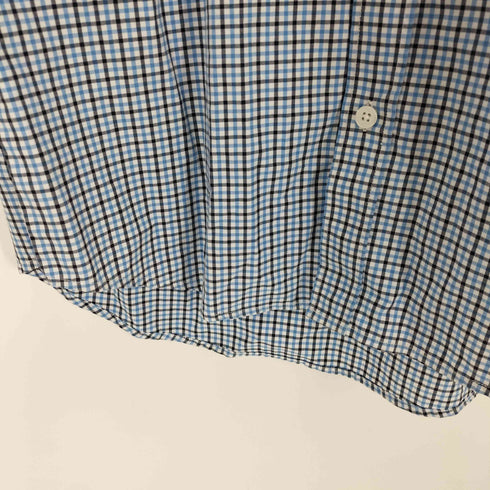 ラコステ LACOSTE ボタンダウン 半袖チェックシャツ メンズ 39
