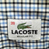 ラコステ LACOSTE ボタンダウン 半袖チェックシャツ メンズ 39