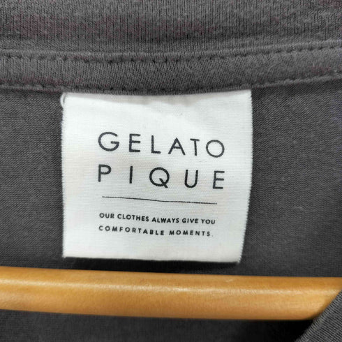 ジェラートピケ gelato pique レーヨンロゴロングTシャツ & レーヨンロゴロングパンツ セットアップ レディース FREE