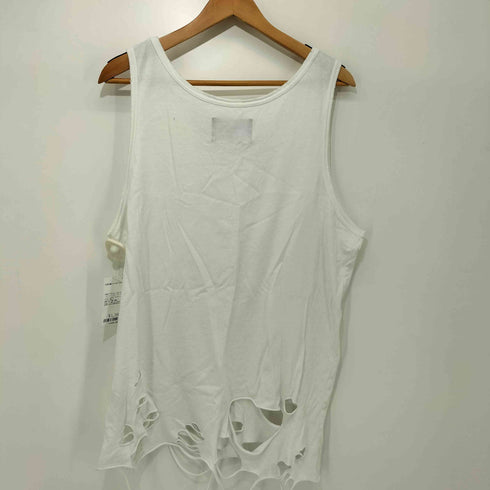 GRANCY グランシー ダメージ デザイン コットン ノースリーブ Tシャツ メンズ JPN:M