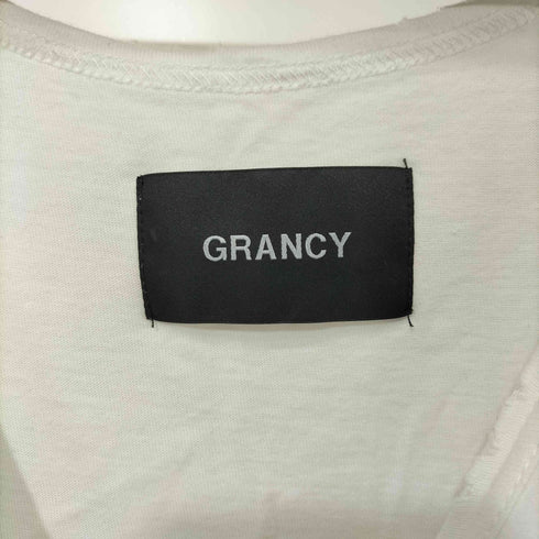GRANCY グランシー ダメージ デザイン コットン ノースリーブ Tシャツ メンズ JPN:M