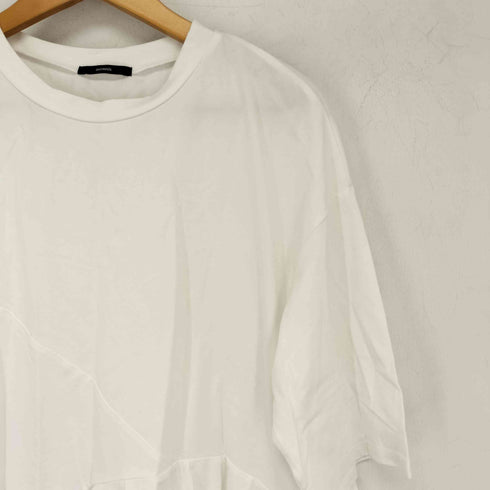 オズモーシス OSMOSIS 切替イレギュラーヘムTシャツ レディース ONE SIZE