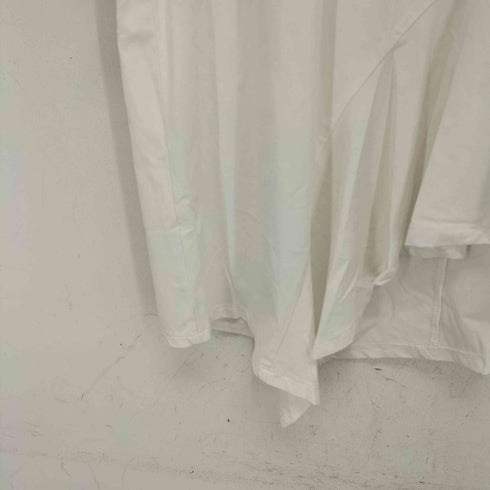 オズモーシス OSMOSIS 切替イレギュラーヘムTシャツ レディース ONE SIZE