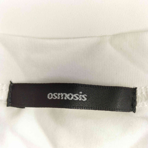 オズモーシス OSMOSIS 切替イレギュラーヘムTシャツ レディース ONE SIZE