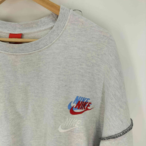 ナイキ NIKE マルチ スウォッシュロゴ 刺繍 クルーネック スウェット メンズ