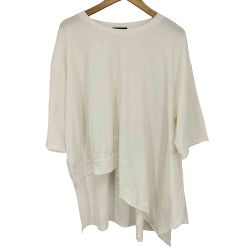 オズモーシス OSMOSIS アシンメトリーフレアーTシャツ レディース ONE SIZE
