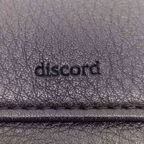 ディスコードヨウジヤマモト discord Yohji Yamamoto スタッズ 三つ折りレザー財布 メンズ