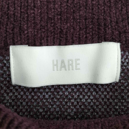 ハレ HARE 25aw モールダマスクガラニット レディース FREE