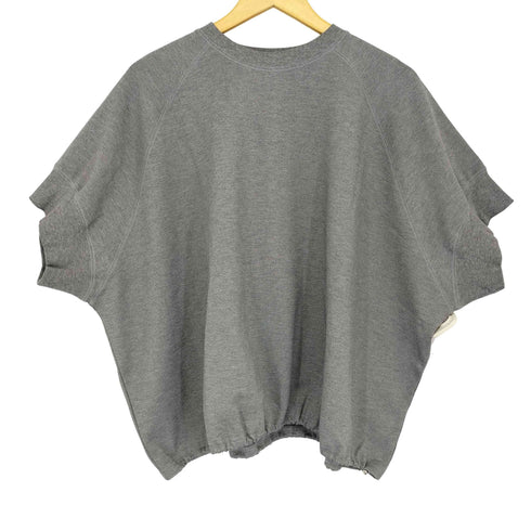 quaranciel tシャツ 半袖 「洗濯機可能」ライト ポンチ ハーフスリーブ ドロスト ルーズ TEE レディース FREE