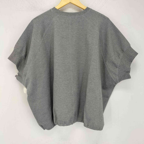 quaranciel tシャツ 半袖 「洗濯機可能」ライト ポンチ ハーフスリーブ ドロスト ルーズ TEE レディース FREE