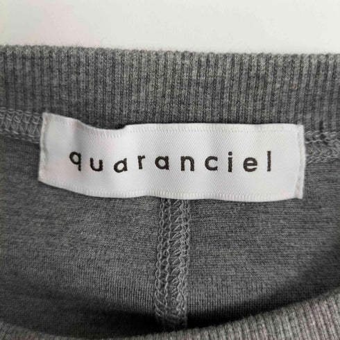 quaranciel tシャツ 半袖 「洗濯機可能」ライト ポンチ ハーフスリーブ ドロスト ルーズ TEE レディース FREE