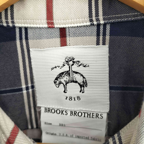 ブラックフリースバイブルックスブラザーズ BLACK FLEECE BY BROOKS BROTHERS オックスフォード ボタンダウン チェック 長袖シャツ メンズ bb1