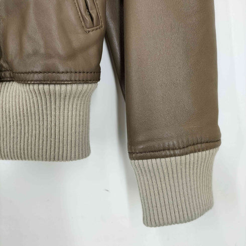 スピックアンドスパン Spick and Span シープスキン 襟ファージャケット レディース JPN:36