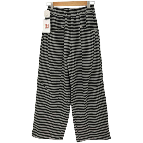 ロデオクラウンズワイドボウル RCWB/RODEO CROWNS WIDE BOWL UNISEX SHARE ボーダー パターンスウェットパンツ レディース JPN:M